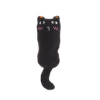 Jouet à l’herbe à chat en peluche, coloris noir